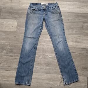 Abercrombie & Fitch New York Perfect Stretch Dark Washed Denim Blue Jeans